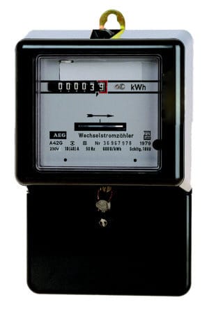 SCHELL - Wechselstromzähler 10(40) A,220V,50 Hz,regeneriert,ungeeicht