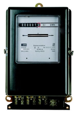 SCHELL - Drehstromzähler 10(40) A,220/380V,50Hz,regeneriert,ungeeicht