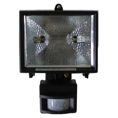 SCHURRER - Halogen-Strahler m. BW 400W schwarz