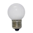 MK ILLUMINATION - LED E27 Deco Golf Ball, WW frosted cap, 7 LED's 0,7W