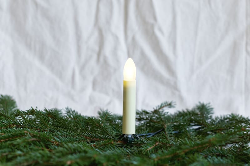 MK ILLUMINATION - LED-Lichterkette 15-Tlg. Toplampe Warm-Weiss Matt Ger.