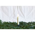 MK ILLUMINATION - LED-Lichterkette 15-Tlg. Warm-Weiss klar Geriifelt