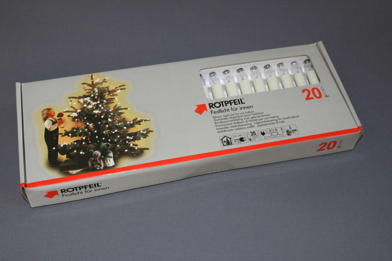 MK ILLUMINATION - Lichterkette f.innen Glatter schaft M.Toplampen E10 Ger.