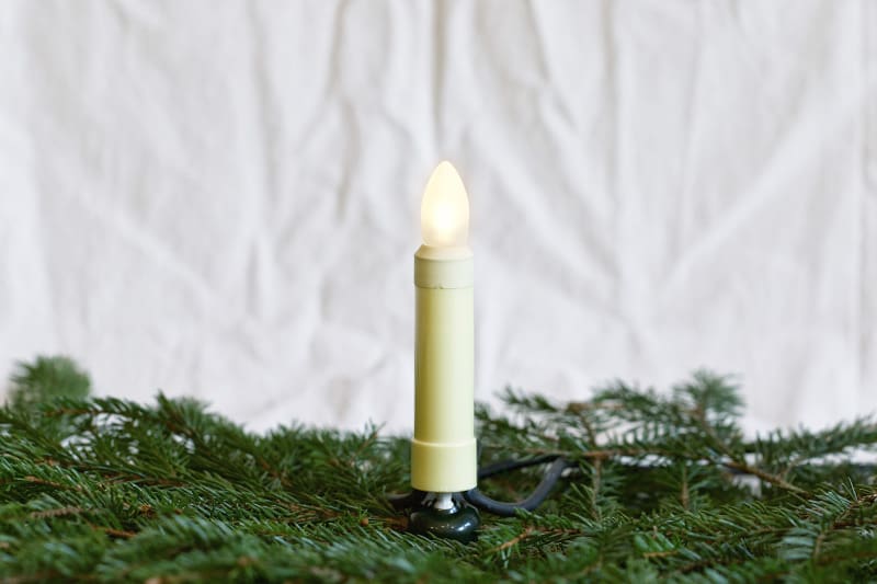 MK ILLUMINATION - Lichter Anz.Kette für aussen mit LED E10 Glaskolben Mattiert