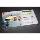 MK ILLUMINATION - Lichter Anz.Kette für aussen mit LED E10 Glaskolben Mattiert