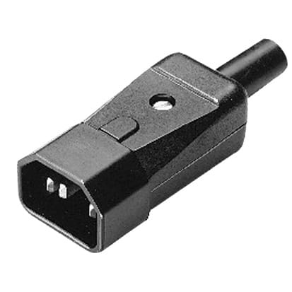 KAISER MARTIN - Kaltgerätestecker C14 10A schwarz