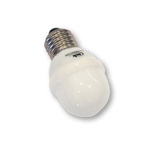 MK ILLUMINATION - LED Golf Ball E27, grüne LEDs, frosted PVC Kappe 1W