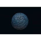 MK ILLUMINATION - Organic Ball dark blue, dm=17cm, 0,25kg