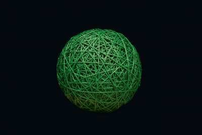 MK ILLUMINATION - Organic Ball grass green, dm=17cm, 0,20kg
