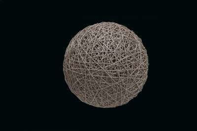 MK ILLUMINATION - Organic Ball grey, dm=17cm, 0,25kg