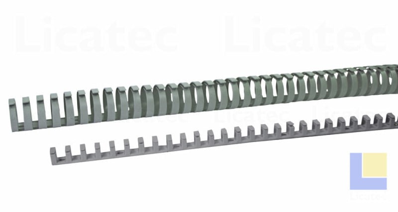 LICATEC - Flex.Verdrahtungskanal halogenfrei schwer entflammbar UL94VO ø 30 mm, Länge 500 mm, PP