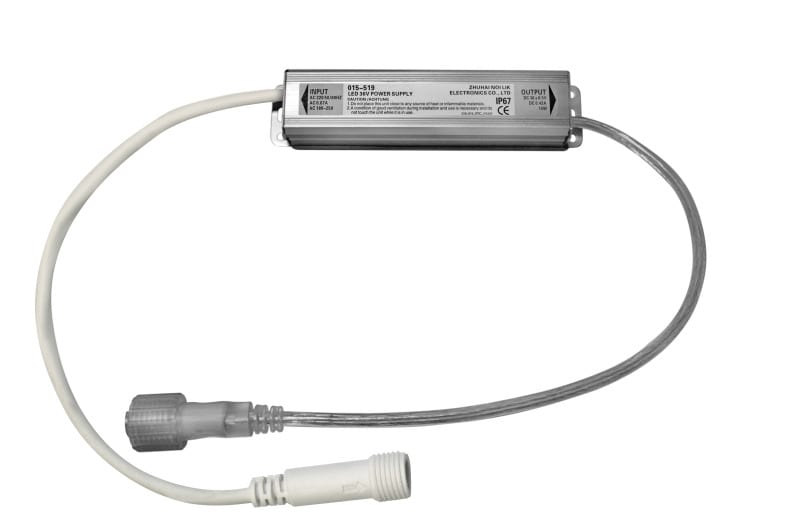 MK ILLUMINATION - QuickFix DC Netzeil, 18W/500 LED IP67, 230V AC 3x36V DC