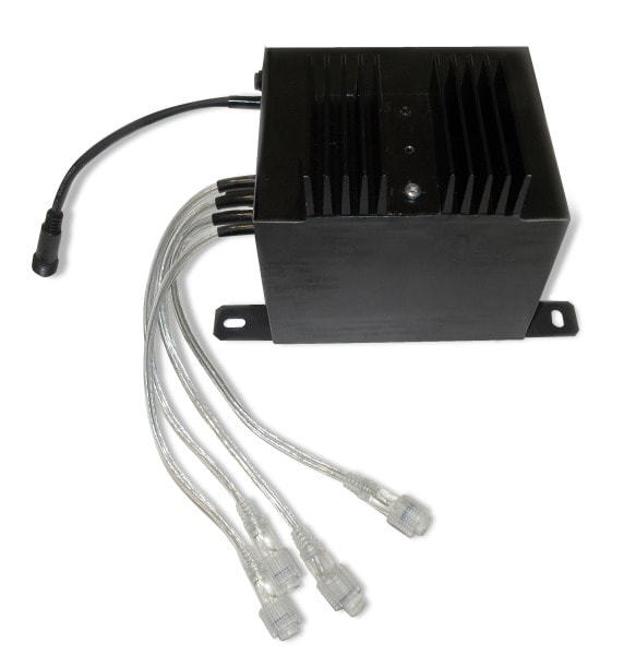 MK ILLUMINATION - QuickFix Trafo,800WA/22000LED IP67 230V AC 4xsec 36V DC