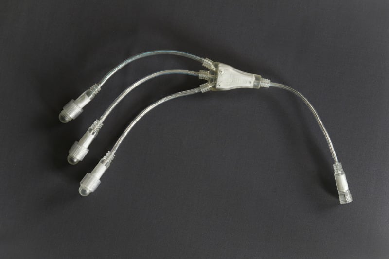 MK ILLUMINATION - QuickFix divider 3 +3 Ausgängen transp. Kabel, 36V