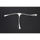 MK ILLUMINATION - QuickFix 3+T-divider m. 2 Ausg. ws Kabel 240V, max 1800W