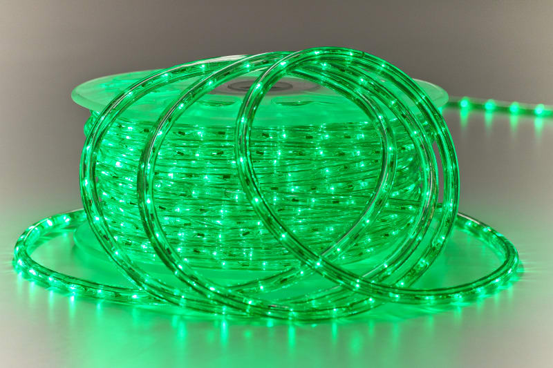 MK ILLUMINATION - RopeLight30 , 240V, 45m, LED GR Ø13 mm, 30 LED/1,0m, 157,5W