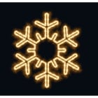 MK ILLUMINATION - SnoFlake, ~55x55cm, 240V, 2D LED WW, 6W, T-1