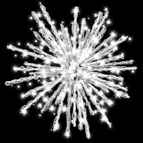 MK ILLUMINATION - Snowball 3D, ~40x40cm, 240V LED, 20W, T-1