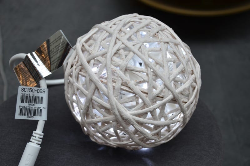MK ILLUMINATION - OrganicBall, ~ø17cm, 240V,3DLED, Organic wh, 7W, T-1