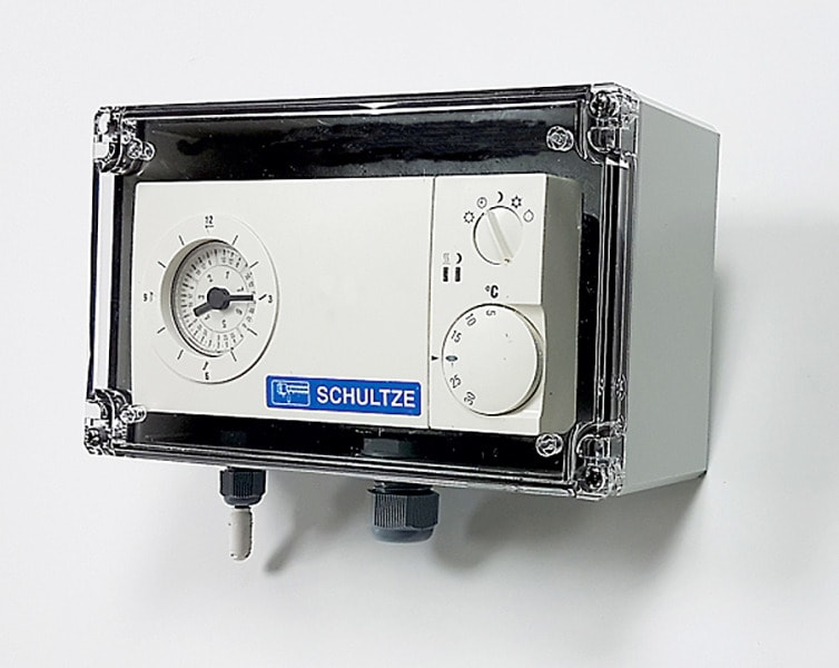 SCHULTZE - easy 1-ECO IP67, Elektr. Uhrenthermostat f. Feuchträume