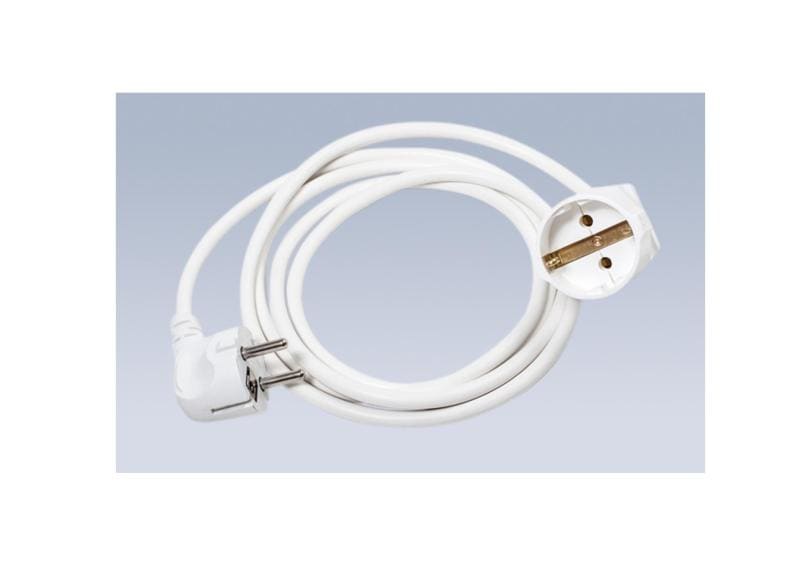 SCHURRER - Schuko-Verlängerung H05VV-F 3G1,5 mm², 5m, weiß