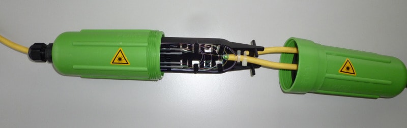 FRIEDL - Dosenmuffe FDM 1-FO/VM/Schrumpf, grün, 2x M16