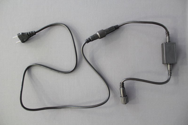 MK ILLUMINATION - QUICKFIX QF conn. CH 1,5m,sw Kabel m Gleichr,max 480W,AC