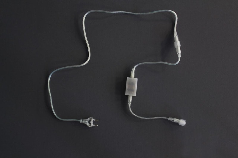 MK ILLUMINATION - QUICKFIX conn.UK 1,5m,tr. PVC Kabel m Gleichr,max 480W,AC