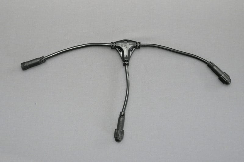 MK ILLUMINATION - QUICKFIX  Divider 2,T-divider,sw PVC Kabel max.1800W