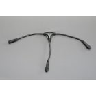 MK ILLUMINATION - QUICKFIX  Divider 2,T-divider,sw PVC Kabel max.1800W