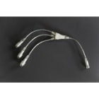MK ILLUMINATION - QUICKFIX QF divider 3 m 3 outlets transp PVC Kabel,AC