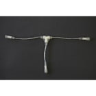 MK ILLUMINATION - QUICKFIX  T-divider mit 2 Ausgängen transp. PVC Kabel,AC
