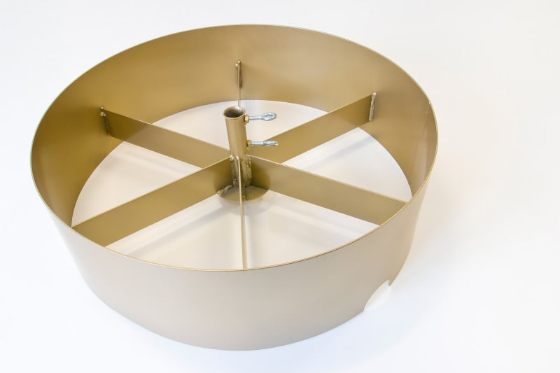 MK ILLUMINATION - Golden Pot for Trees,D=50cm,H: 16cm for Trees: 2,1m - 2,4m