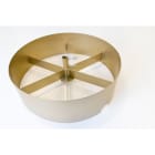 MK ILLUMINATION - Golden Pot for Trees,D=50cm,H: 16cm for Trees: 2,1m - 2,4m