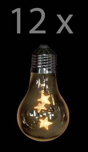 MK ILLUMINATION - Edison StringLite,4m,36V/3D LED ww,12 Bulbs,0,3W