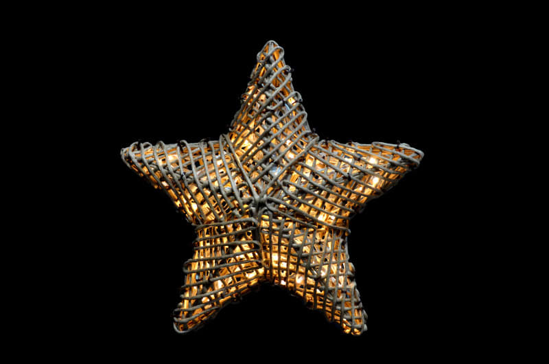 MK ILLUMINATION - OrganicStar,~60x60x20cm,AC,3D LED,bg,7W,T-1