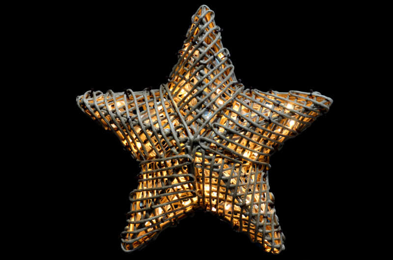 MK ILLUMINATION - OrganicStar,~102x102x36cm,AC,3D LED,bg,14W,T-1