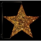 MK ILLUMINATION - OrganicStar Pole,~105x105x36cm,AC,3D LED,bg,14W,P-2
