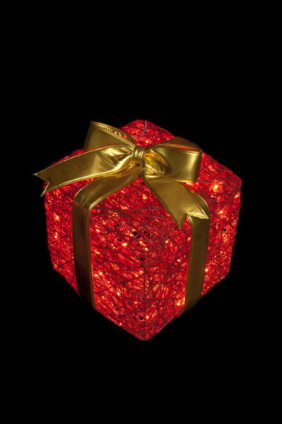 MK ILLUMINATION - OrganicGift red,~60x60x70cm,36V/3D LEDre,4,5W,T1