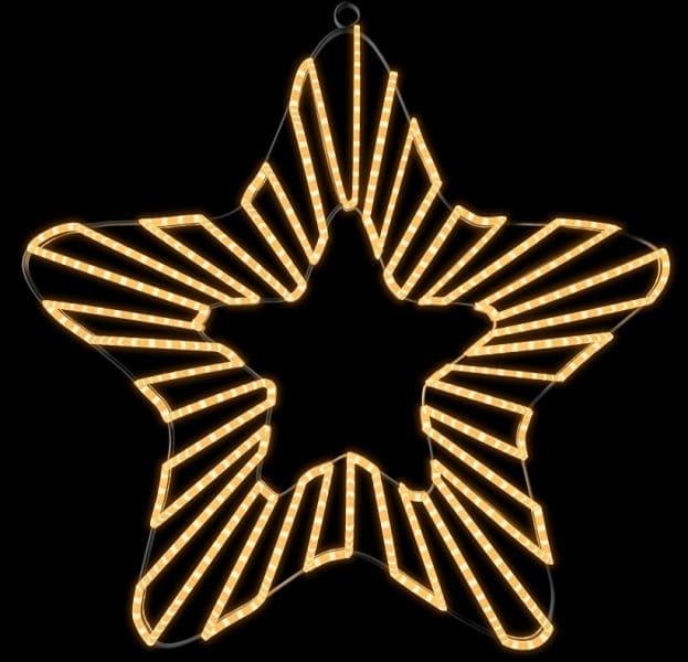 MK ILLUMINATION - Strip Star,~95x91x20cm,AC,3D LED ww,Aluminium,115W