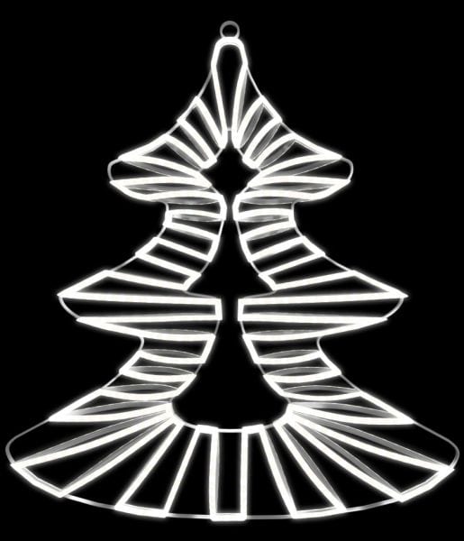 MK ILLUMINATION - Strip Tree,~100x82x20cm,AC,3D LED w,Aluminium,87W
