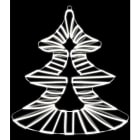 MK ILLUMINATION - Strip Tree,~100x82x20cm,AC,3D LED w,Aluminium,87W