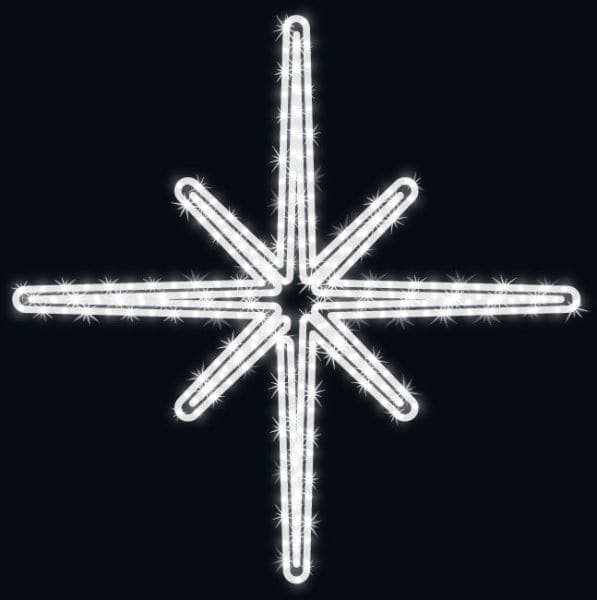 MK ILLUMINATION - Astero Star,~105x105cm,AC,2D LED w,27,5W