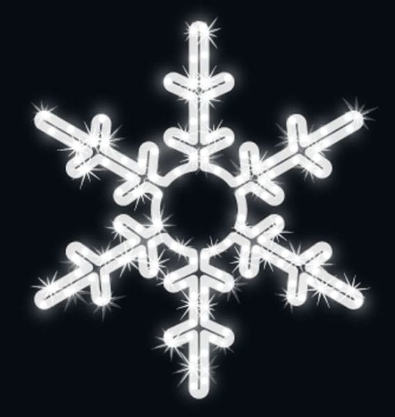 MK ILLUMINATION - ClassicFlake,~55x55cm,AC,2D LED w,6W,T-1