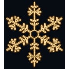 MK ILLUMINATION - Snow Crystal,~131x131cm,AC,2D LED ww,49W