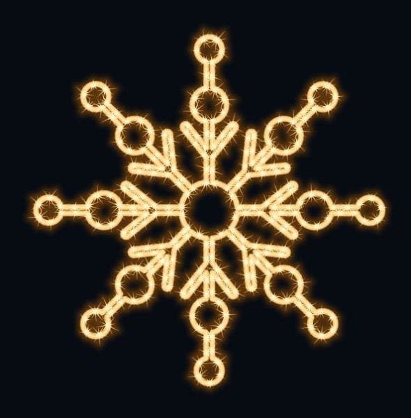 MK ILLUMINATION - Norway Flake,~80x80cm,AC,2D LED ww,21,5W