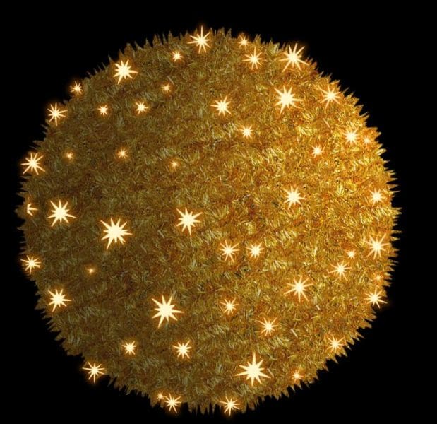 MK ILLUMINATION - Skyball 3D,~40x40cm,AC LED ww,carpet go,9W,T-1