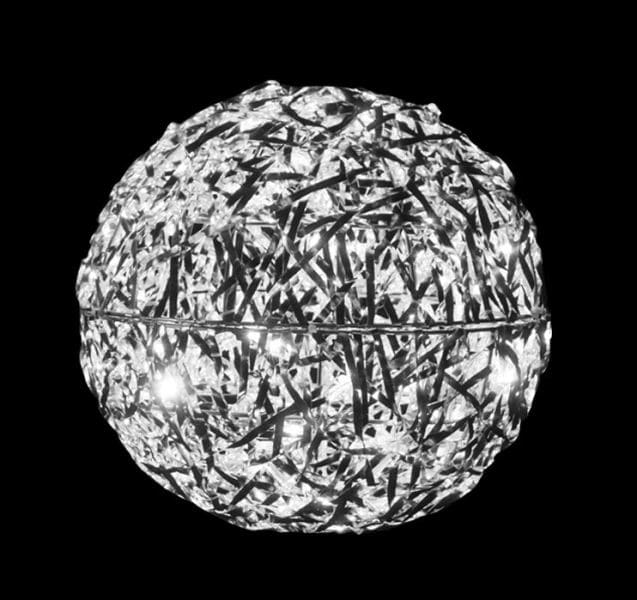 MK ILLUMINATION - Orbitals,~ø40cm,36V/3D LED w,fl w,Aluminium si,2,2W,T-1