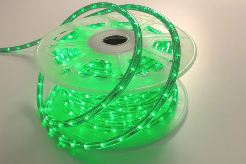 MK ILLUMINATION - RopeLight 30/36V QF,20m, green D=13 mm,10x0,33m,30W