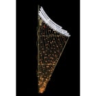 MK ILLUMINATION - Drape Sail 2D,~85x235cm,AC,2D LED,ww,~56W,P-2